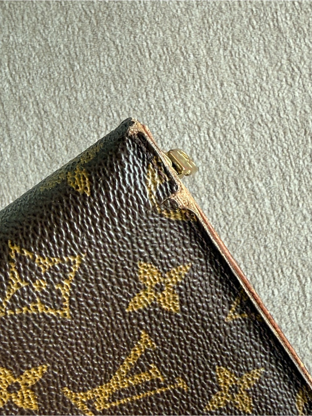 Louis Vuitton Monogram Canvas Brown Passport Wallet Authentic - Picture 7 of 14